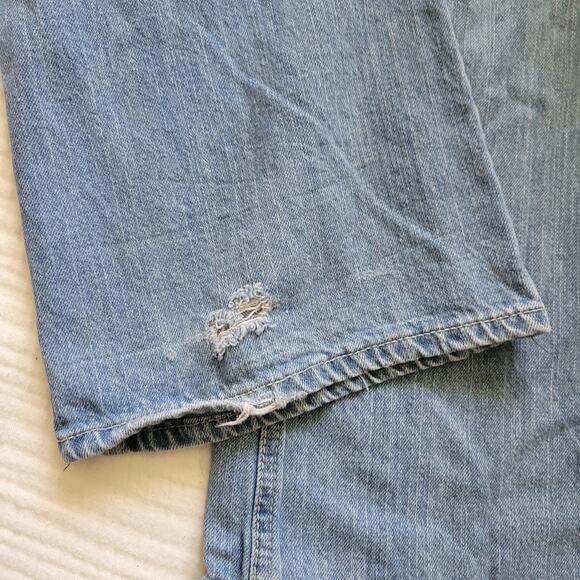 Y2K Express Womens 8 Low Rise Bootcut Jeans Medium Light Wash Western Cyber - Picture 2 of 6